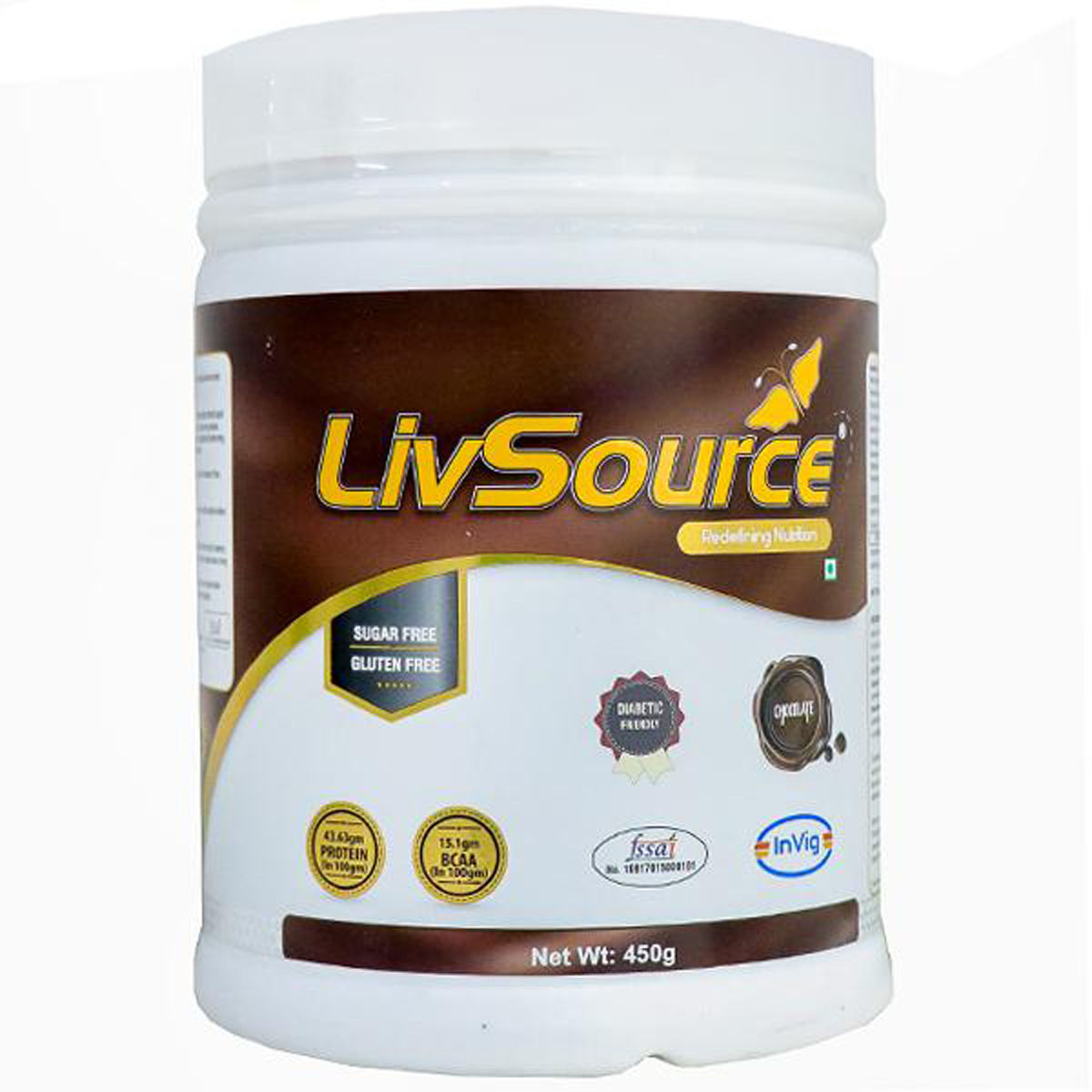 Livsource Sugar Free Chocolate Powder 450 gm Price, Uses, Side Effects