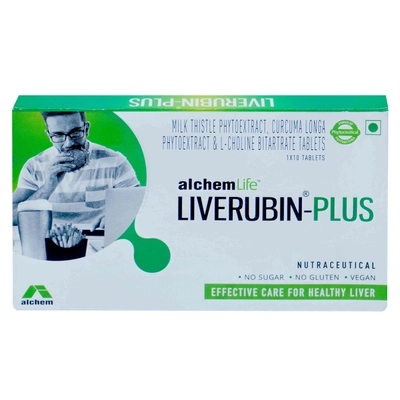 Liverubin Plus Veg Capsule 10's, Pack of 10