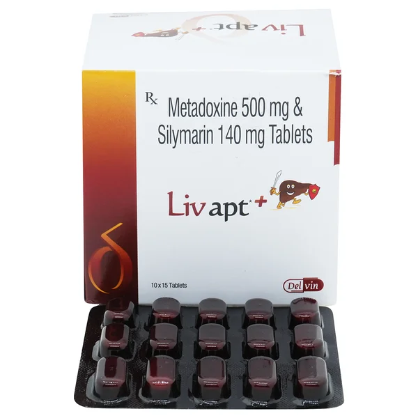 Livapt Plus 500 mg/140 mg Tablet 15's