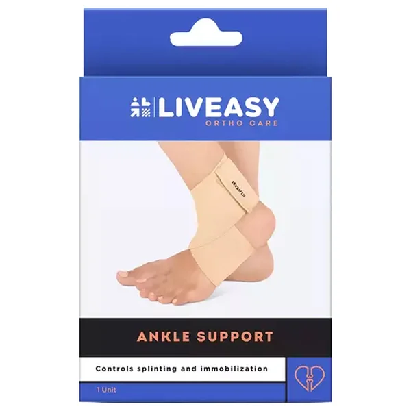 Liveasy Ankle Support Large Size, 1 Count