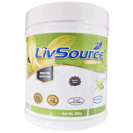 Livsource Sugar Free Vanilla Flavour Powder 200 gm