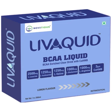 Livaquid Bcaa Lemon Flavour Liquid 200 ml