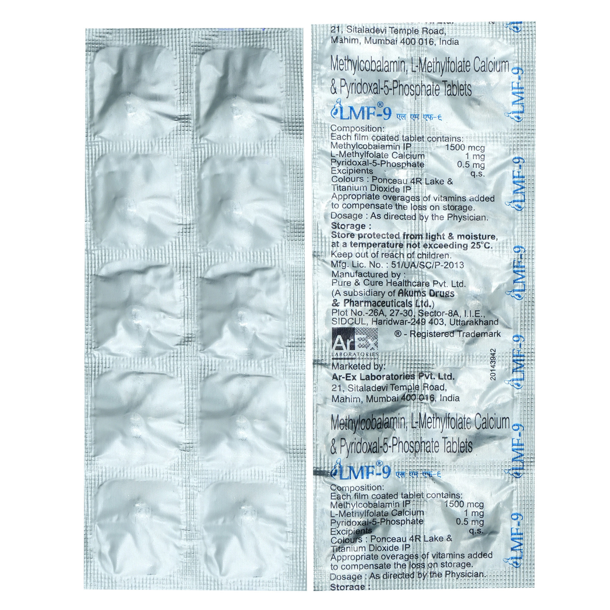 LMF 9 Tablet 10's LMF 9 Tablet 10's