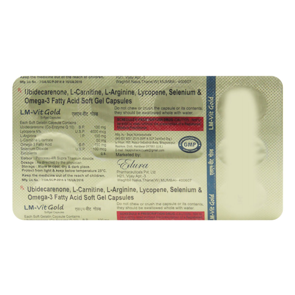 LM Vit Gold Softgel Capsule 10's LM Vit Gold Softgel Capsule 10's