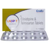 Lndip-T 10 mg /40 mg Tablet 10's, Pack of 10 TabletS