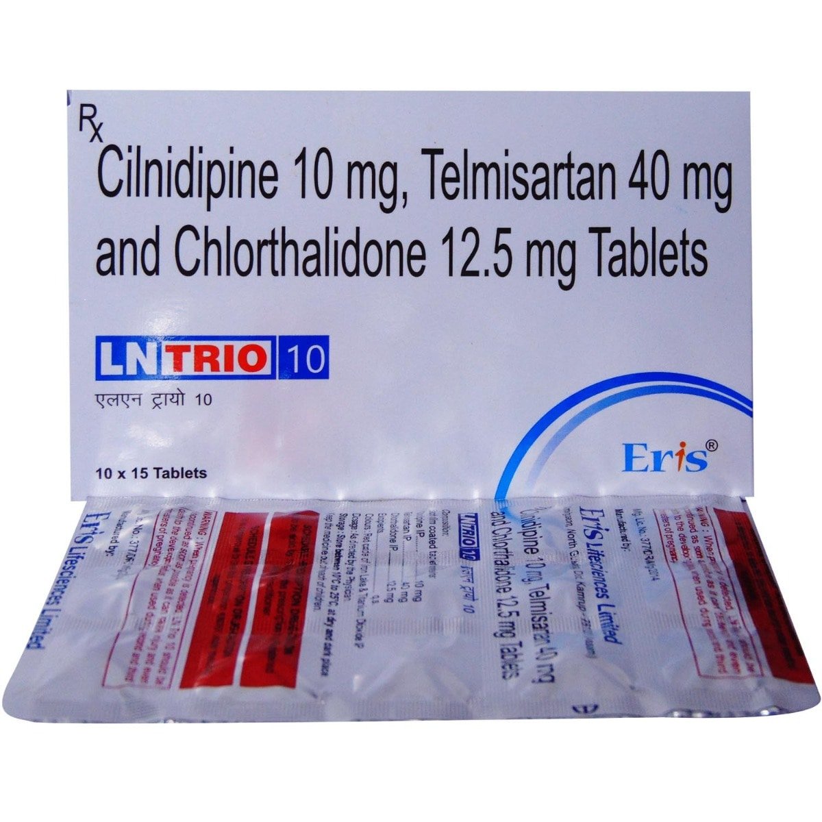 LN Trio 10 Tablet 15's, Pack of 15 TabletS LN Trio 10 Tablet 15's, Pack of 15 TabletS