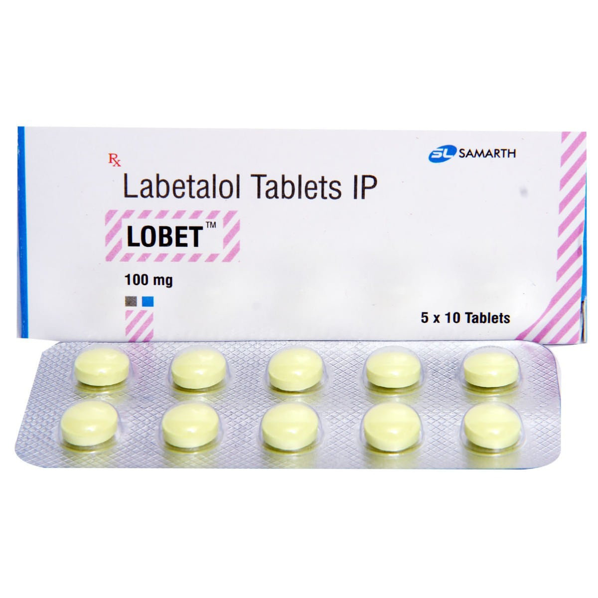 Lobet 100 mg Tablet 10's, Pack of 10 TABLETS Lobet 100 mg Tablet 10's, Pack of 10 TABLETS