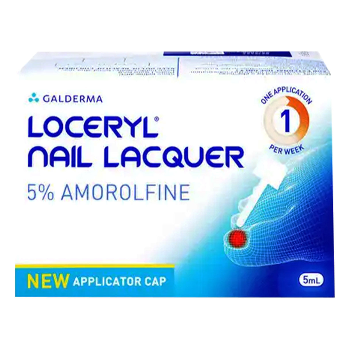 Loceryl Nail Lacquer 5 ml, Pack of 1 LIQUID Loceryl Nail Lacquer 5 ml, Pack of 1 LIQUID