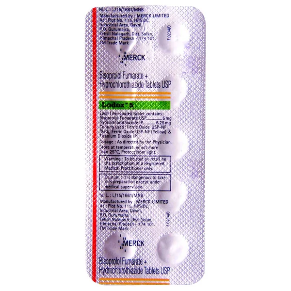 Lodoz 5 Tablet 10's, Pack of 10 TABLETS