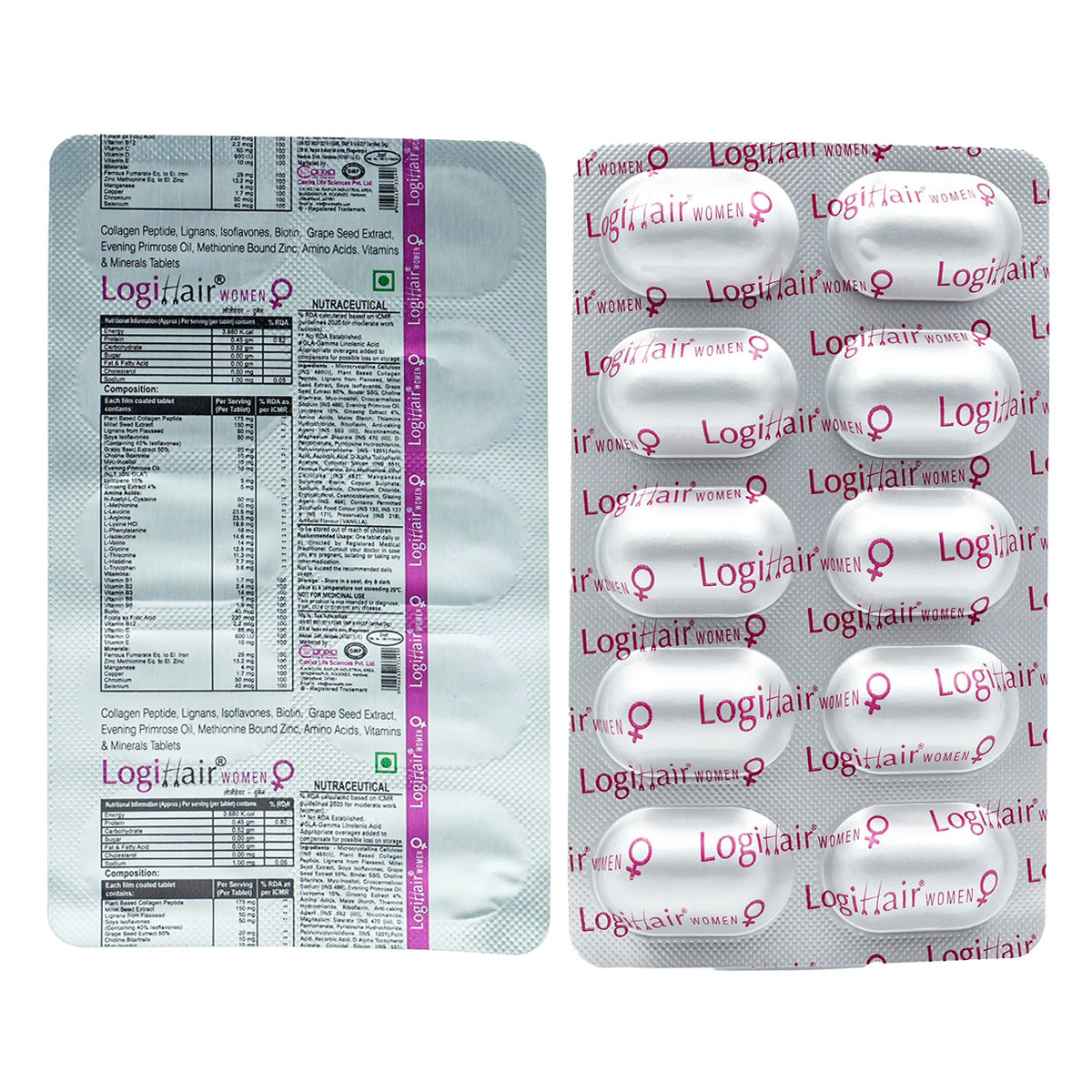 Logihair Women Tablet Uses, Benefits, Price Apollo Pharmacy