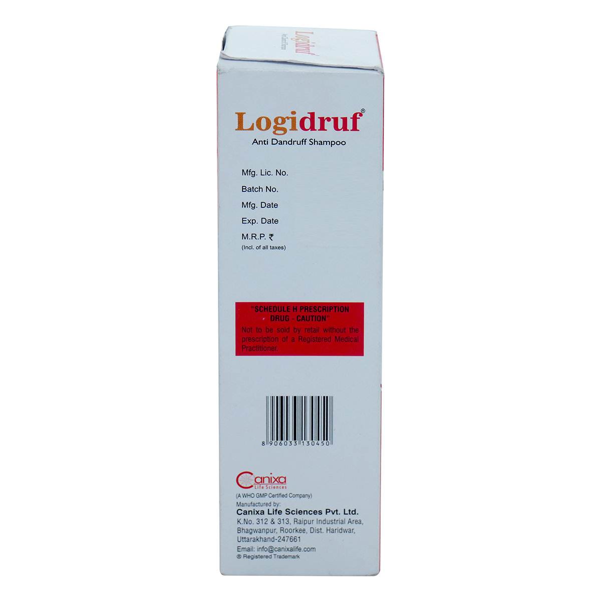 Logidruf Anti Dandruff Shampoo 100 ml, Pack of 1 Logidruf Anti Dandruff Shampoo 100 ml, Pack of 1