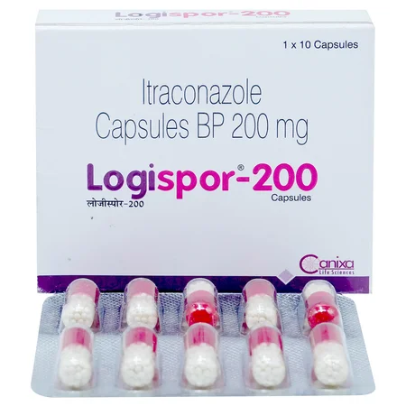 Logispor-200 Capsule 10's