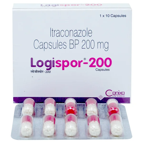 Logispor-200 Capsule 10's