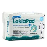 Lokia Sanitary Pads, 8 Count, Pack of 1