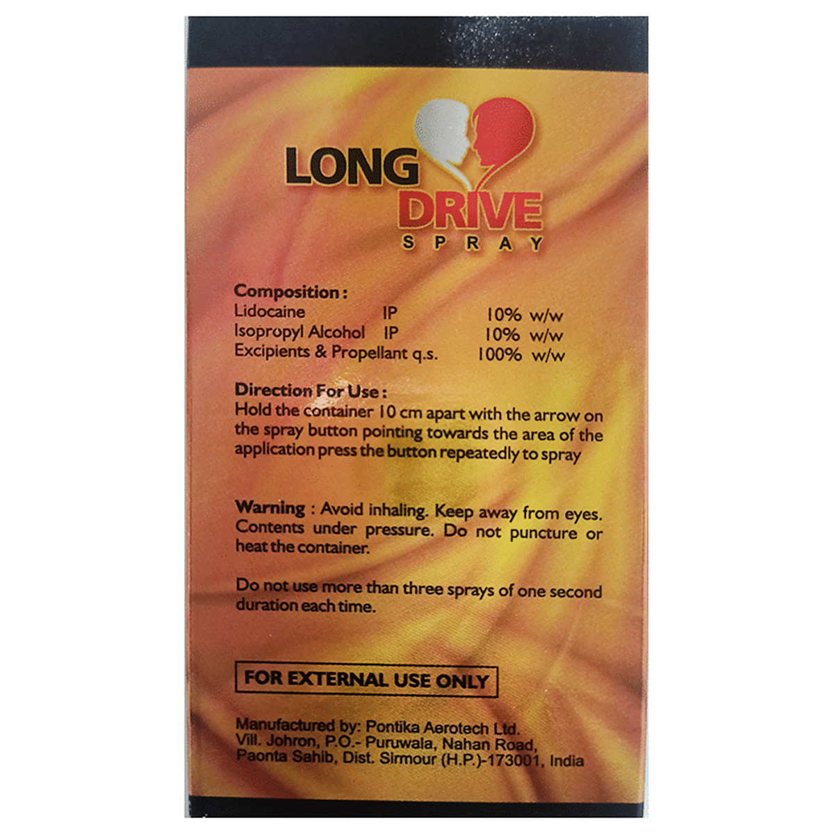 Long Drive Spray 20 gm, Pack of 1 SPRAY Long Drive Spray 20 gm, Pack of 1 SPRAY