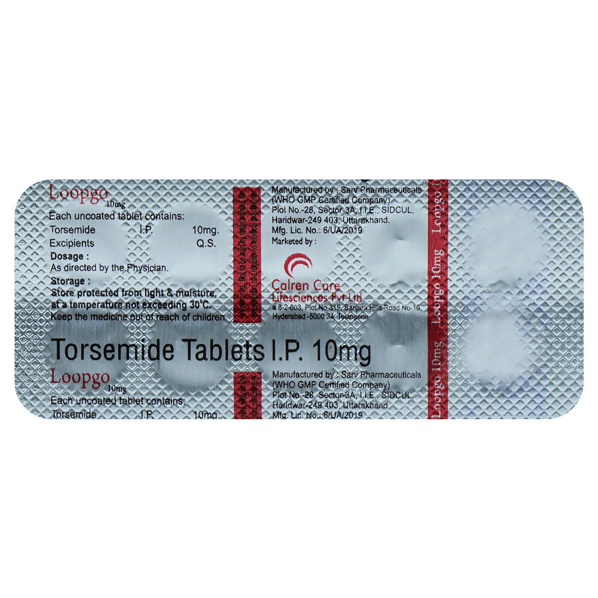 Loopgo 10 mg Tablet 10's, Pack of 10 CapsuleS Loopgo 10 mg Tablet 10's, Pack of 10 CapsuleS