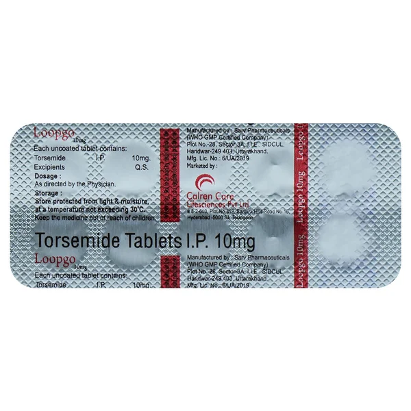 Loopgo 10 mg Tablet 10's