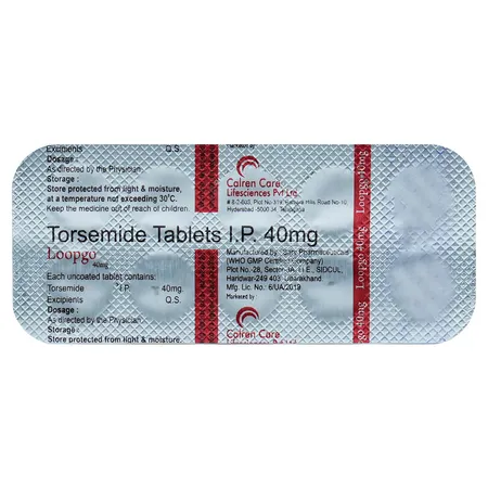 Loopgo 40 mg Tablet 10's