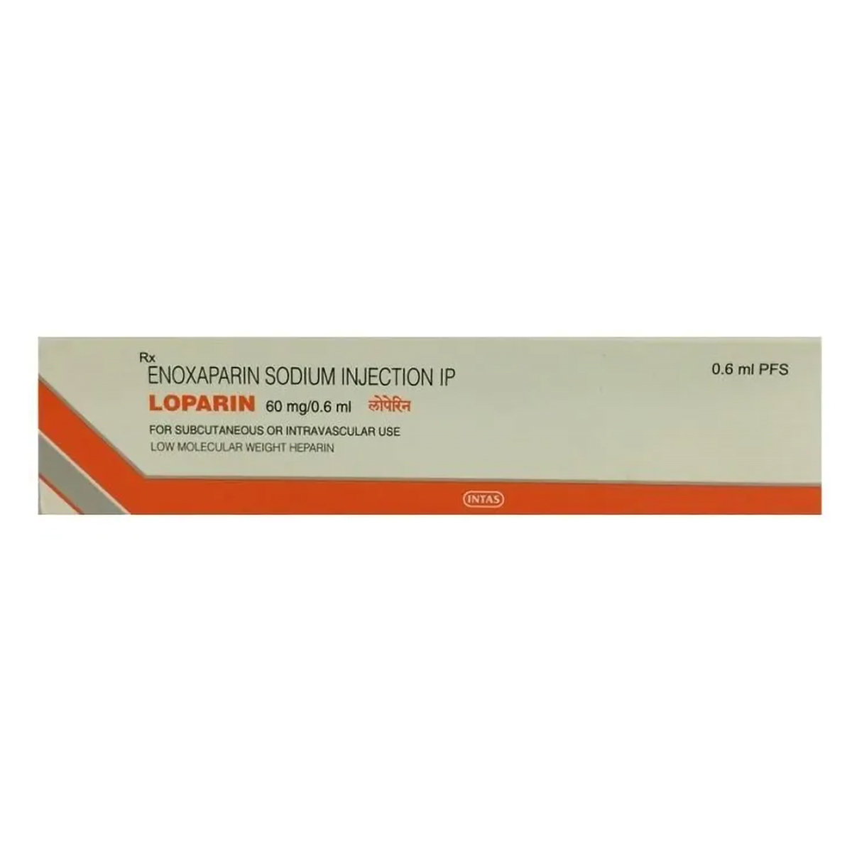 Loparin 60 Injection 0.6 ml, Pack of 1 INJECTION Loparin 60 Injection 0.6 ml, Pack of 1 INJECTION
