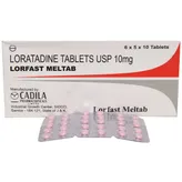 Lorfast Meltab Tablet 10's, Pack of 10 TABLETS