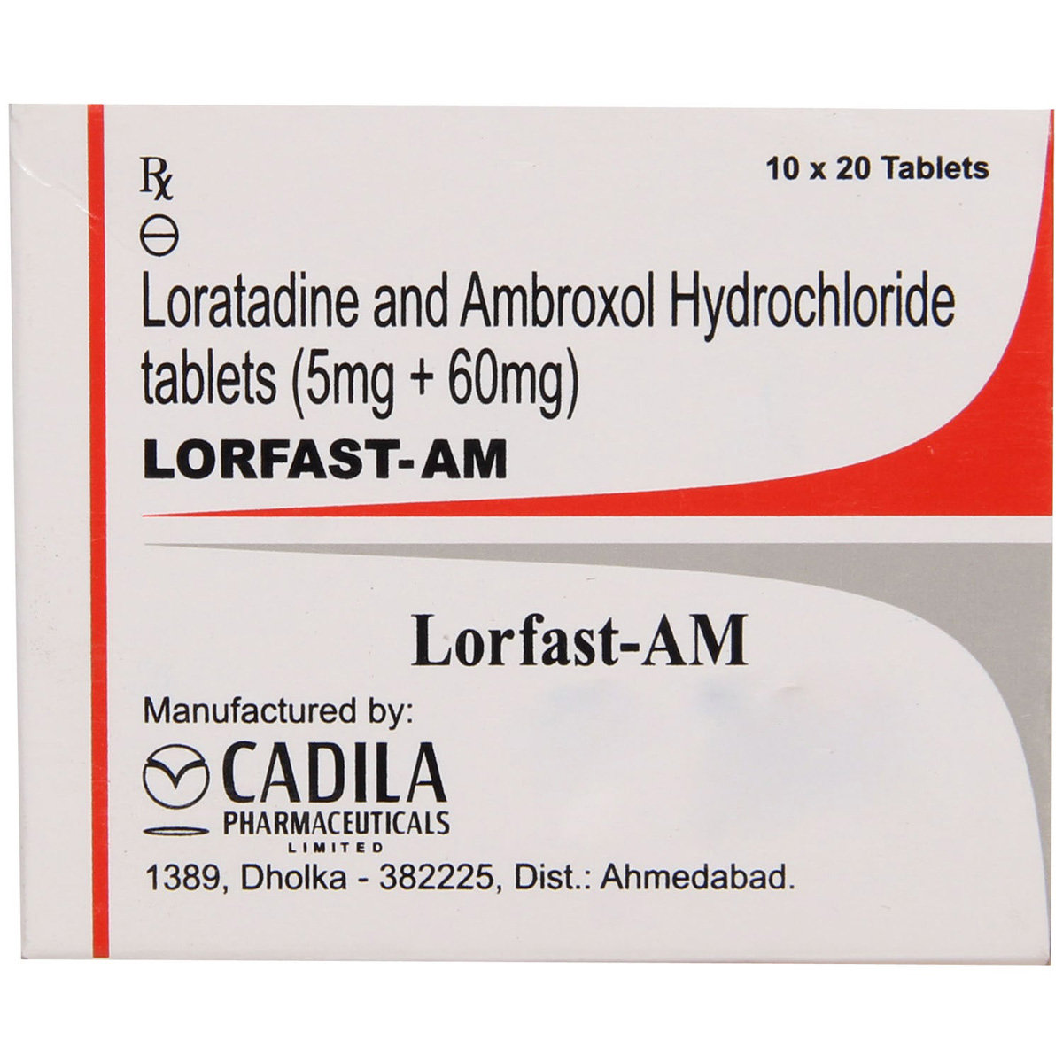 Lorfast-AM Tablet 10's, Pack of 10 TABLETS Lorfast-AM Tablet 10's, Pack of 10 TABLETS