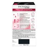 Loreal Paris Excellence Creme Shade - Black(1) Hair Color, 1 Kit, Pack of 1