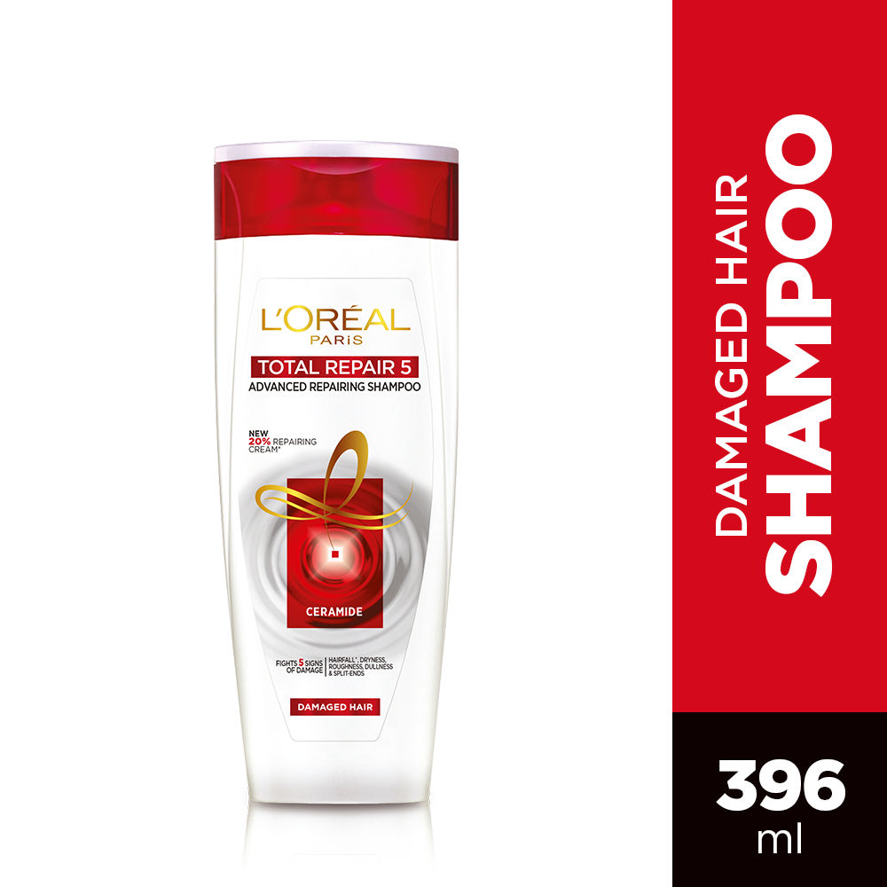 Buy L'Oreal Paris Total Repair 5 Shampoo, 396 ml Online
