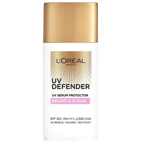 Loreal Paris UV Defender Bright & Clear Sunscreen, 50 ml