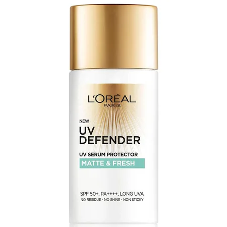 Loreal Paris UV Defender Matte & Fresh Sunscreen, 50 ml