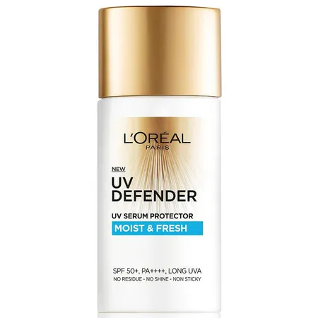 Loreal Paris UV Defender Moist & Fresh Sunscreen, 50 ml