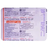 Losar-25 Tablet 15's, Pack of 15 TABLETS