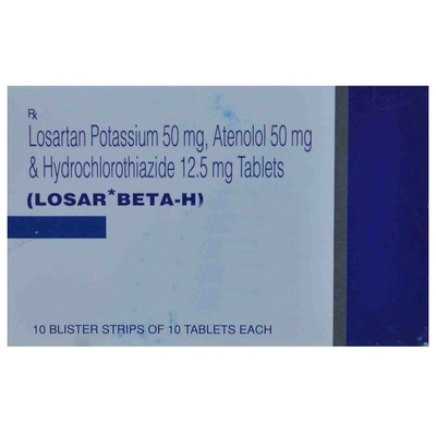 LOSAR BETA H TABLET, Pack of 10 TABLETS