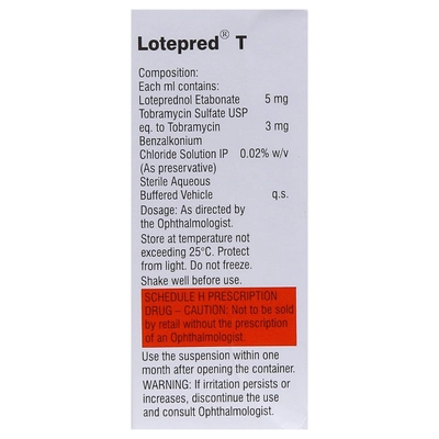 Lotepred T Eye Drops 5 ml, Pack of 1 EYE DROPS