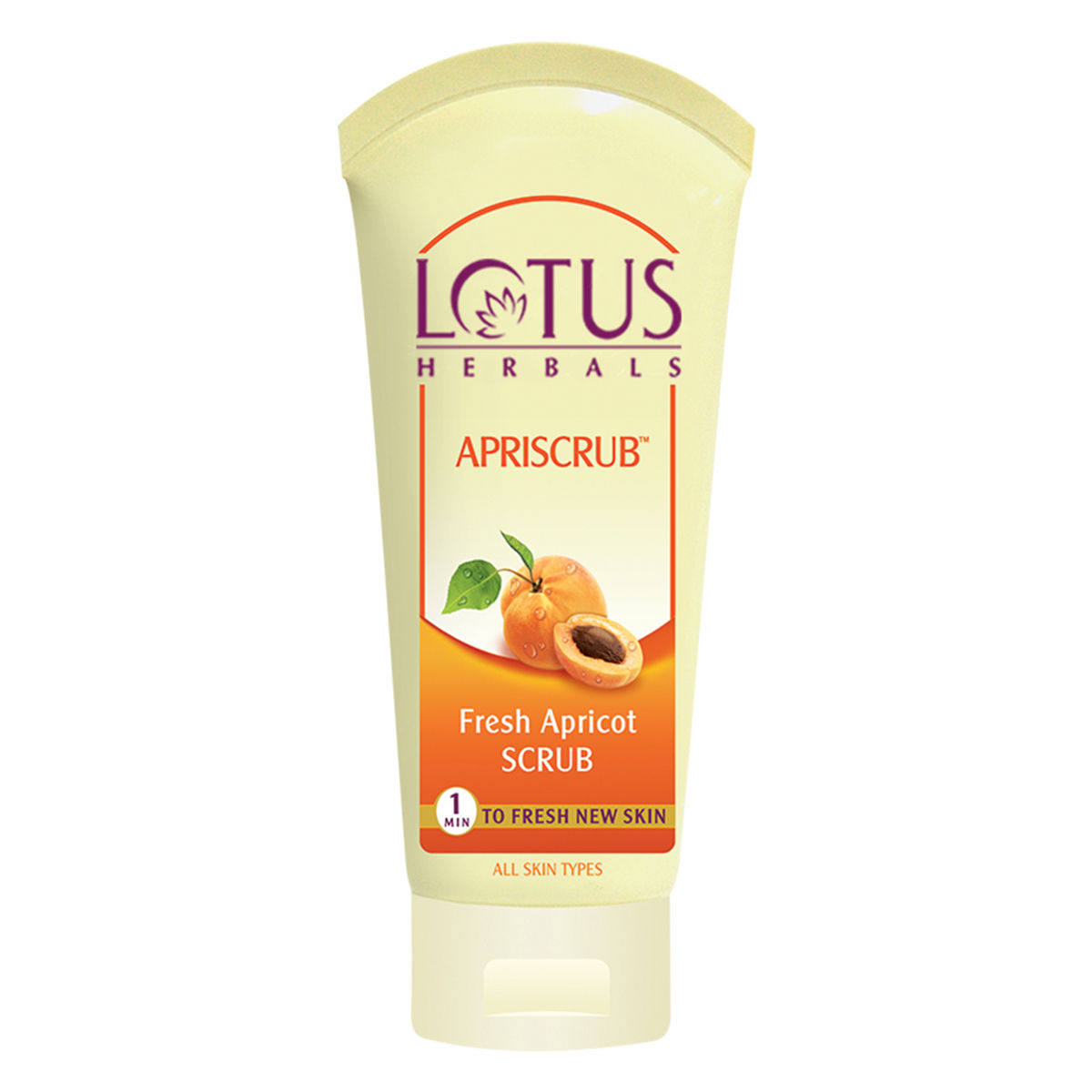 Buy Lotus Herbals Apriscrub Fresh Apricot Scrub, 100 gm Online