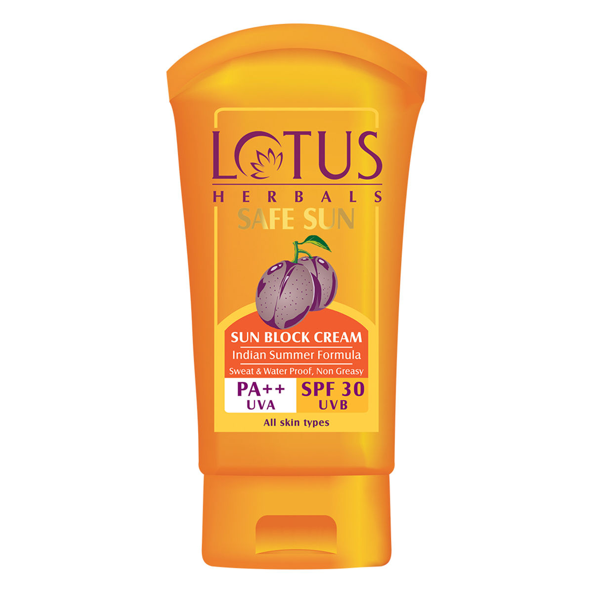 Buy Lotus Herbals Safe Sun Sun Block Cream SPF 30, 100 gm Online
