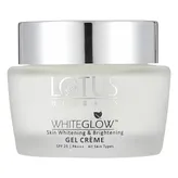 Lotus Herbals Whiteglow Skin Whitening &amp; Brightening Gel Cream SPF 25 PA+++, 60 gm, Pack of 1