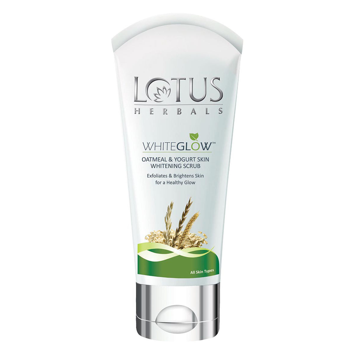 Buy Lotus Herbals Whiteglow Oatmeal & Yogurt Skin Whitening Scrub, 100 gm Online