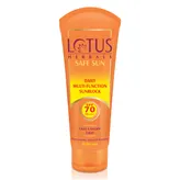 Lotus Herbals Safe Sun Daily Multi-Function SPF 70 PA+++ SunBlock Cream, 60 gm, Pack of 1