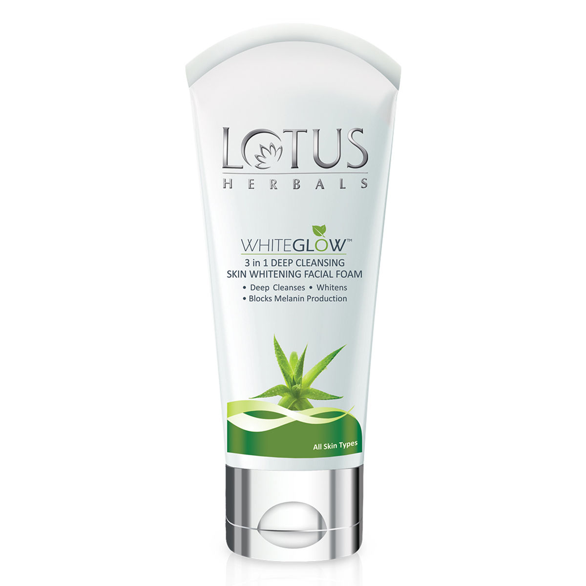 Buy Lotus Herbals Whiteglow 3-in-1 Deep Cleansing Skin Whitening Facial Foam, 100 gm Online