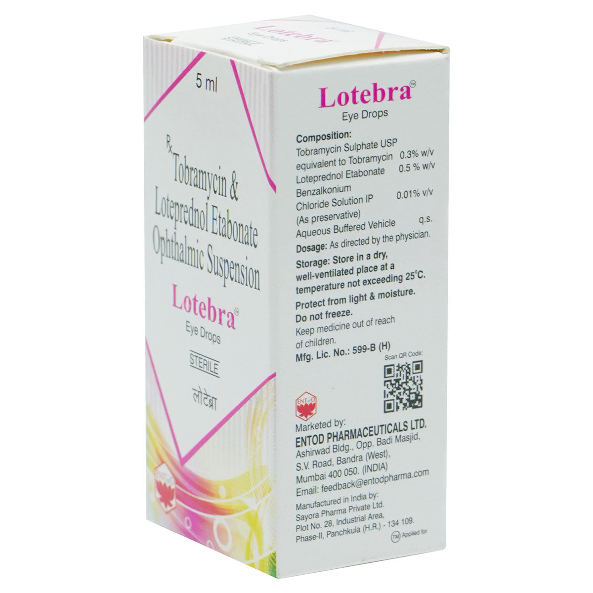 Lotebra Eye Drops 5 ml, Pack of 1 EYE DROPS Lotebra Eye Drops 5 ml, Pack of 1 EYE DROPS