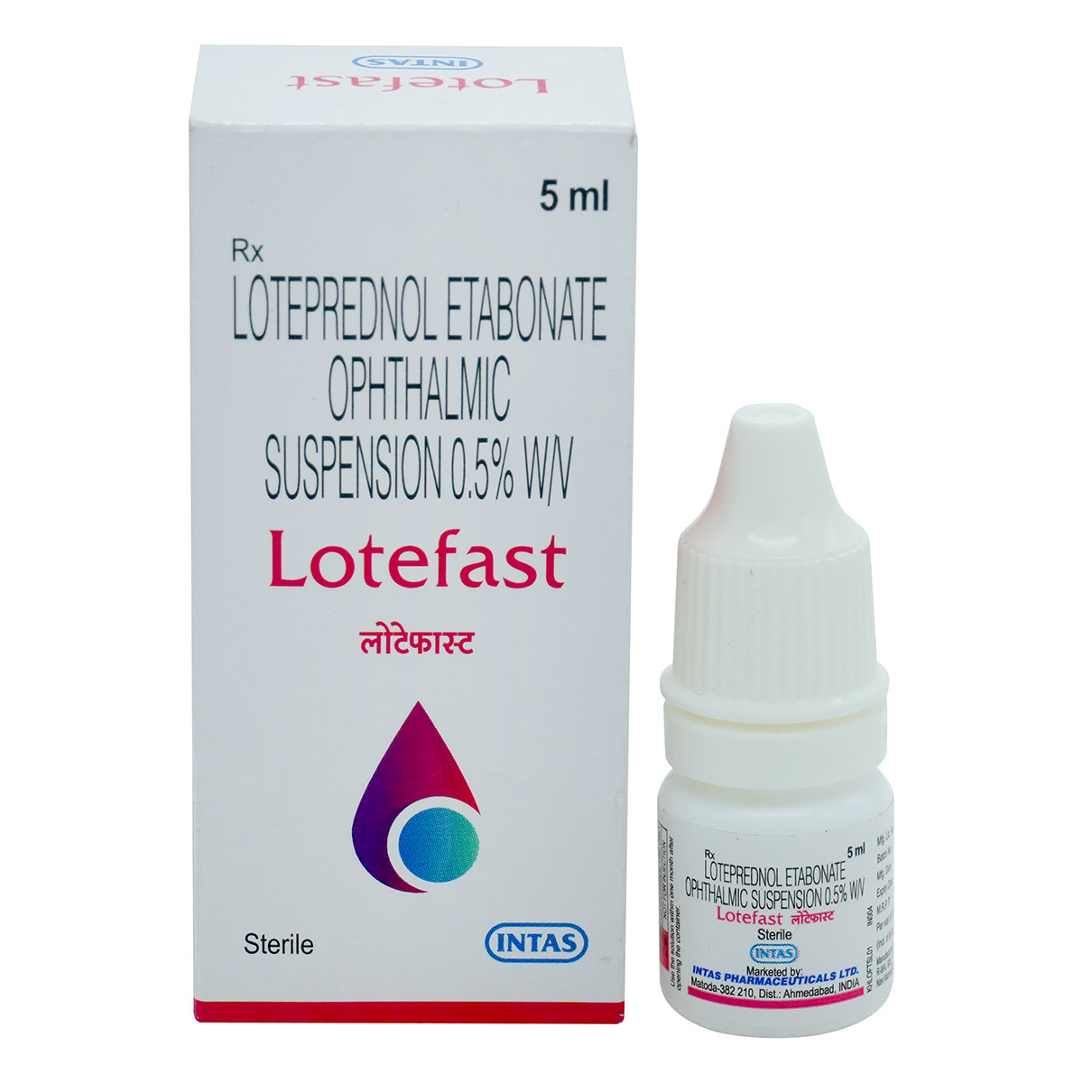 Lotefast Ophthalmic Suspension 5 ml, Pack of 1 Eye Drops Lotefast Ophthalmic Suspension 5 ml, Pack of 1 Eye Drops