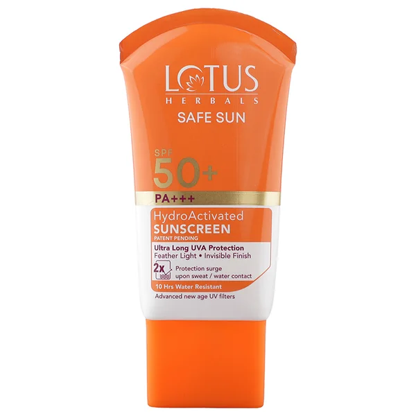 LOTUS HERBALS SPF50 PA+ HYDROACTIVATED SUNSCREN 50ML