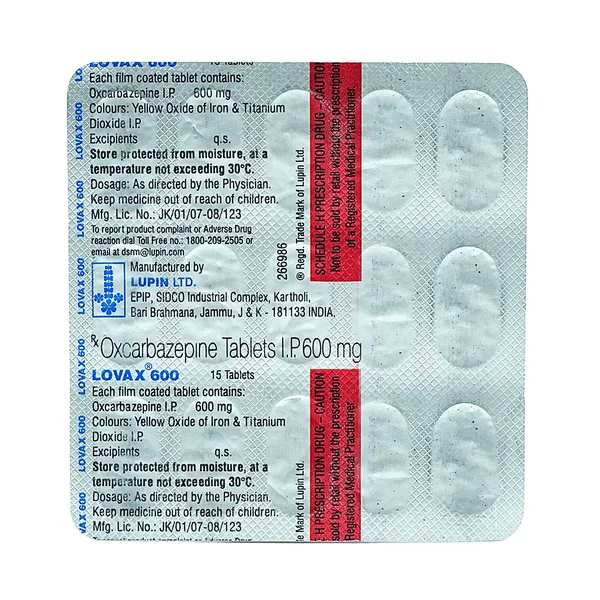 Lovax 600 Tablet 15's, Pack of 15 TABLETS