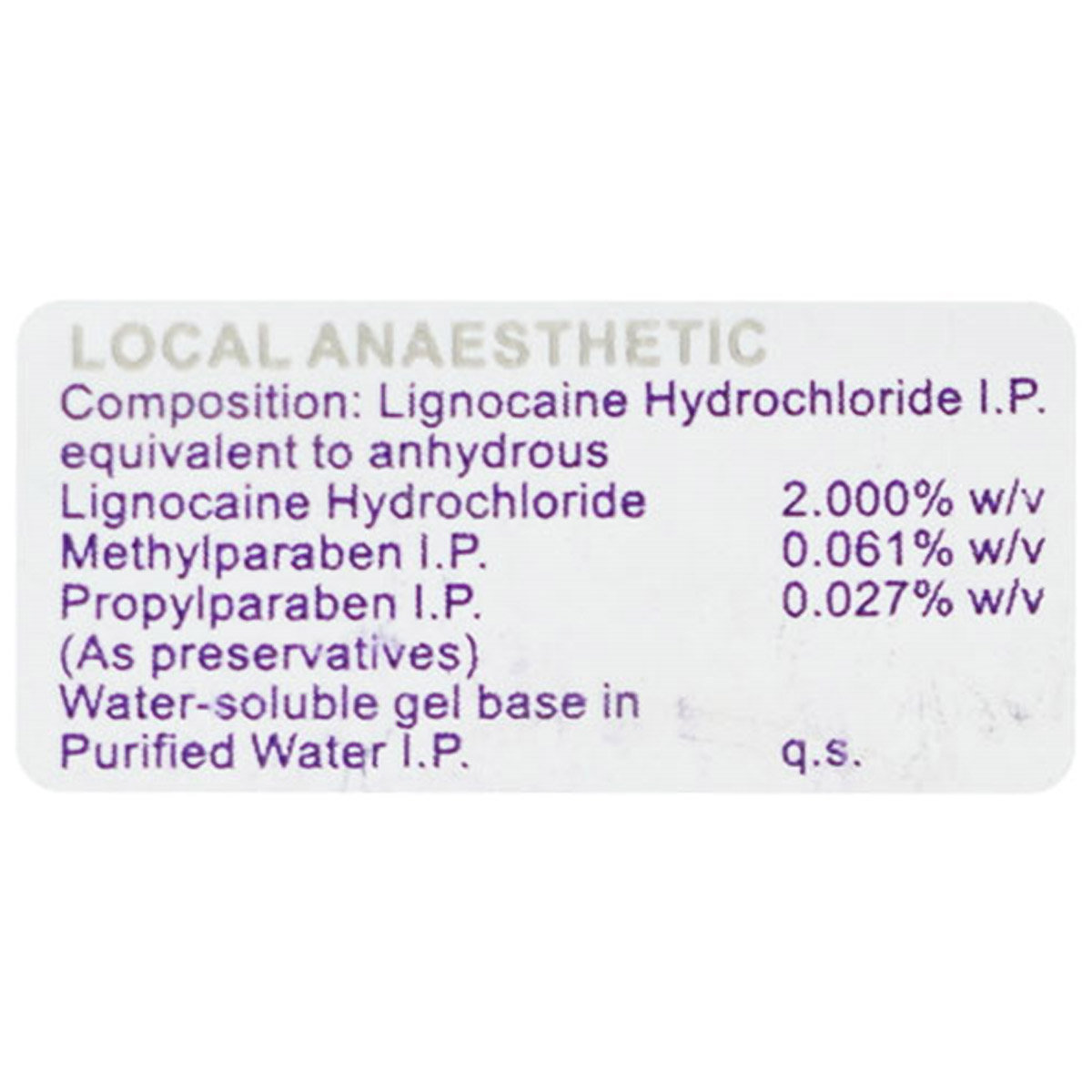 Lox 2% Gel 30 gm, Pack of 1 GEL Lox 2% Gel 30 gm, Pack of 1 GEL