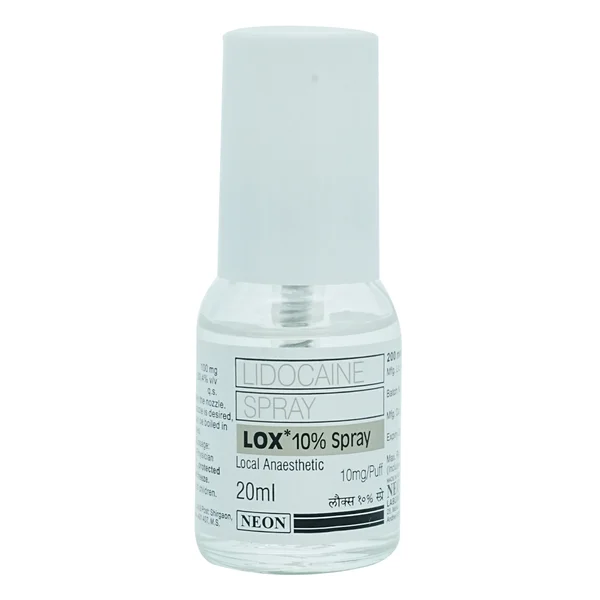 Lox 10% Spray 20 ml, Pack of 1 Spray