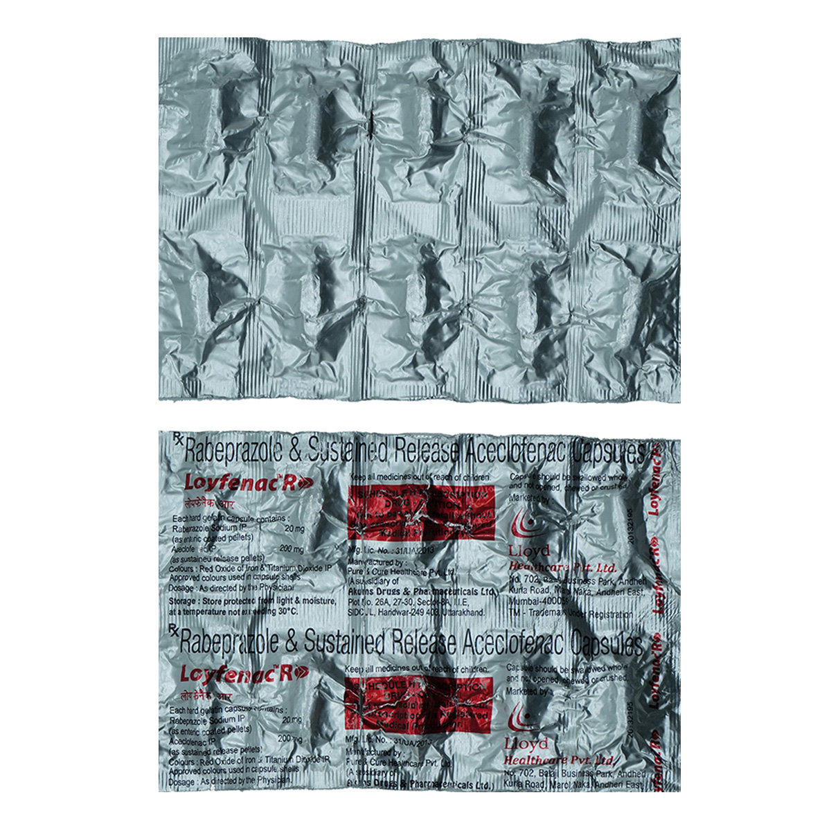 Loyfenac R Capsule 10's, Pack of 10 CapsuleS Loyfenac R Capsule 10's, Pack of 10 CapsuleS