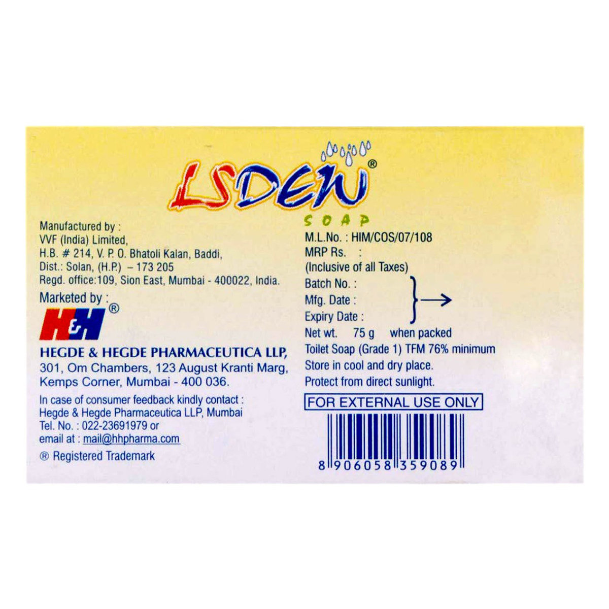 LS Dew Soap 75 gm | Gentle Cleansing | Nourishes & Moisturises, Pack of 1 LS Dew Soap 75 gm | Gentle Cleansing | Nourishes & Moisturises, Pack of 1