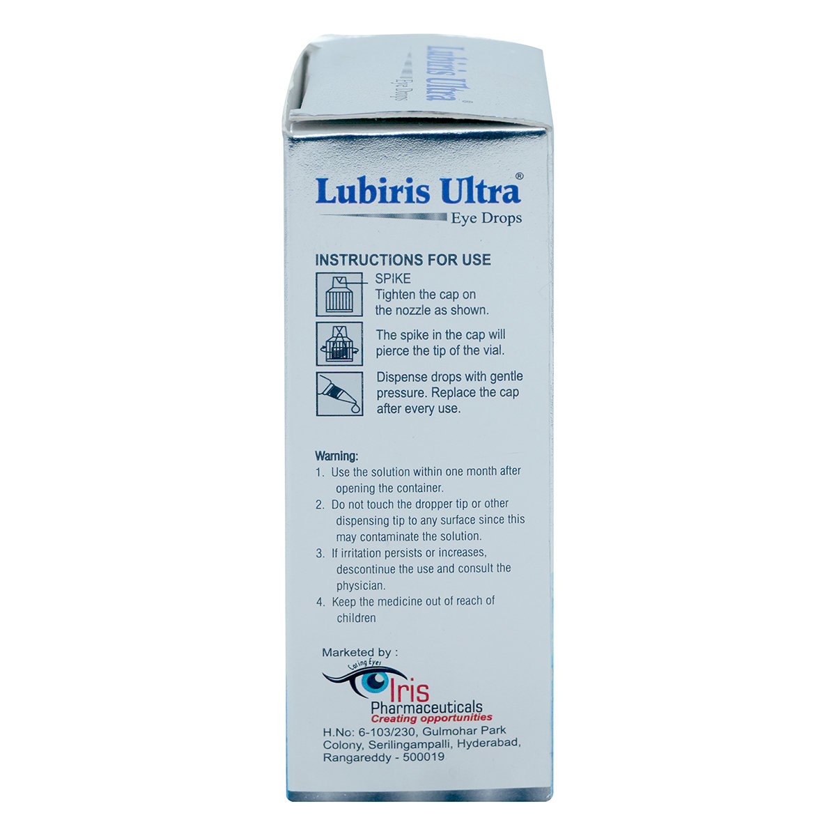 Lubiris Ultra Eye Drops 10 ml, Pack of 1 DROPS Lubiris Ultra Eye Drops 10 ml, Pack of 1 DROPS