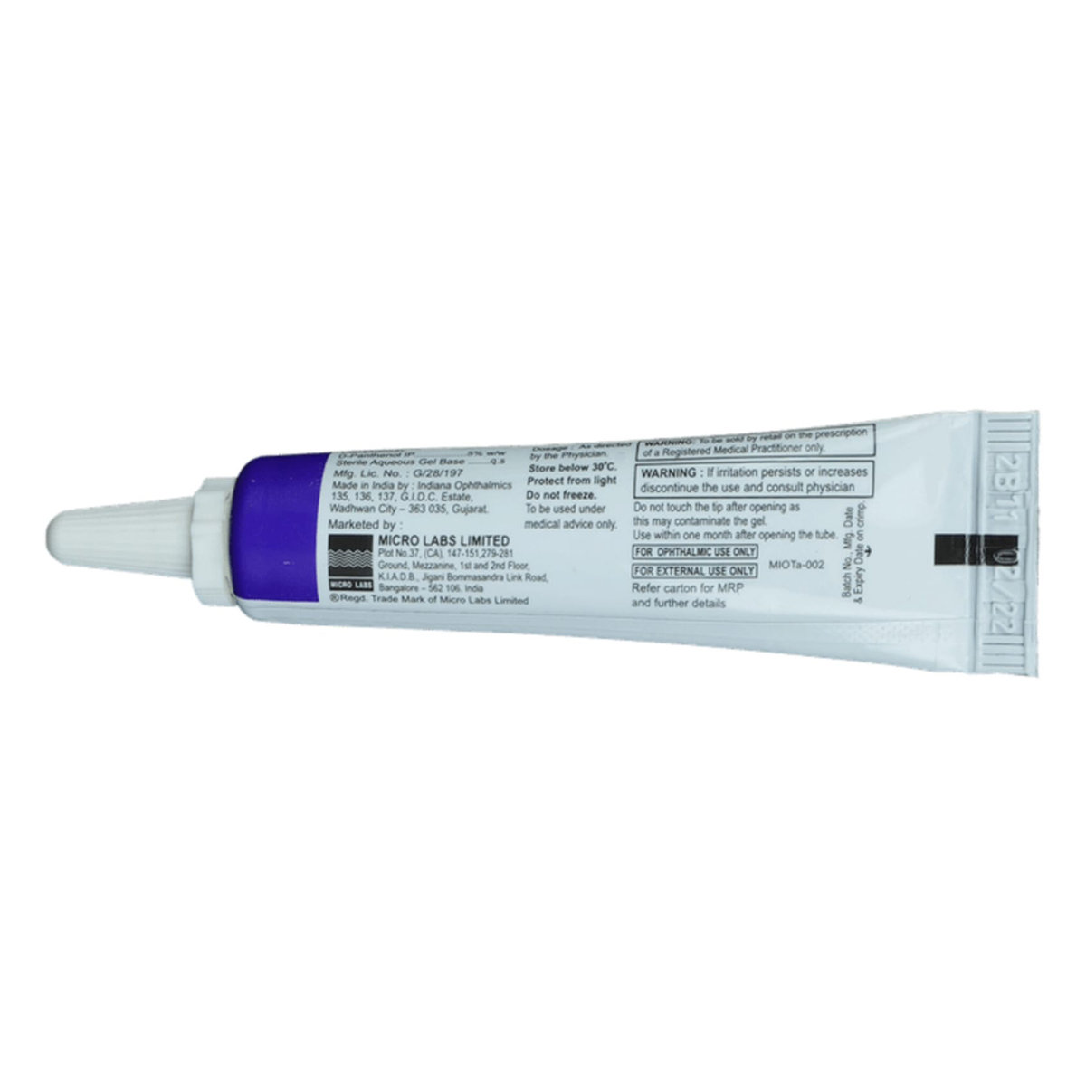 Lubrex PM 5% Eye Gel 5 gm, Pack of 1 EYE GEL Lubrex PM 5% Eye Gel 5 gm, Pack of 1 EYE GEL