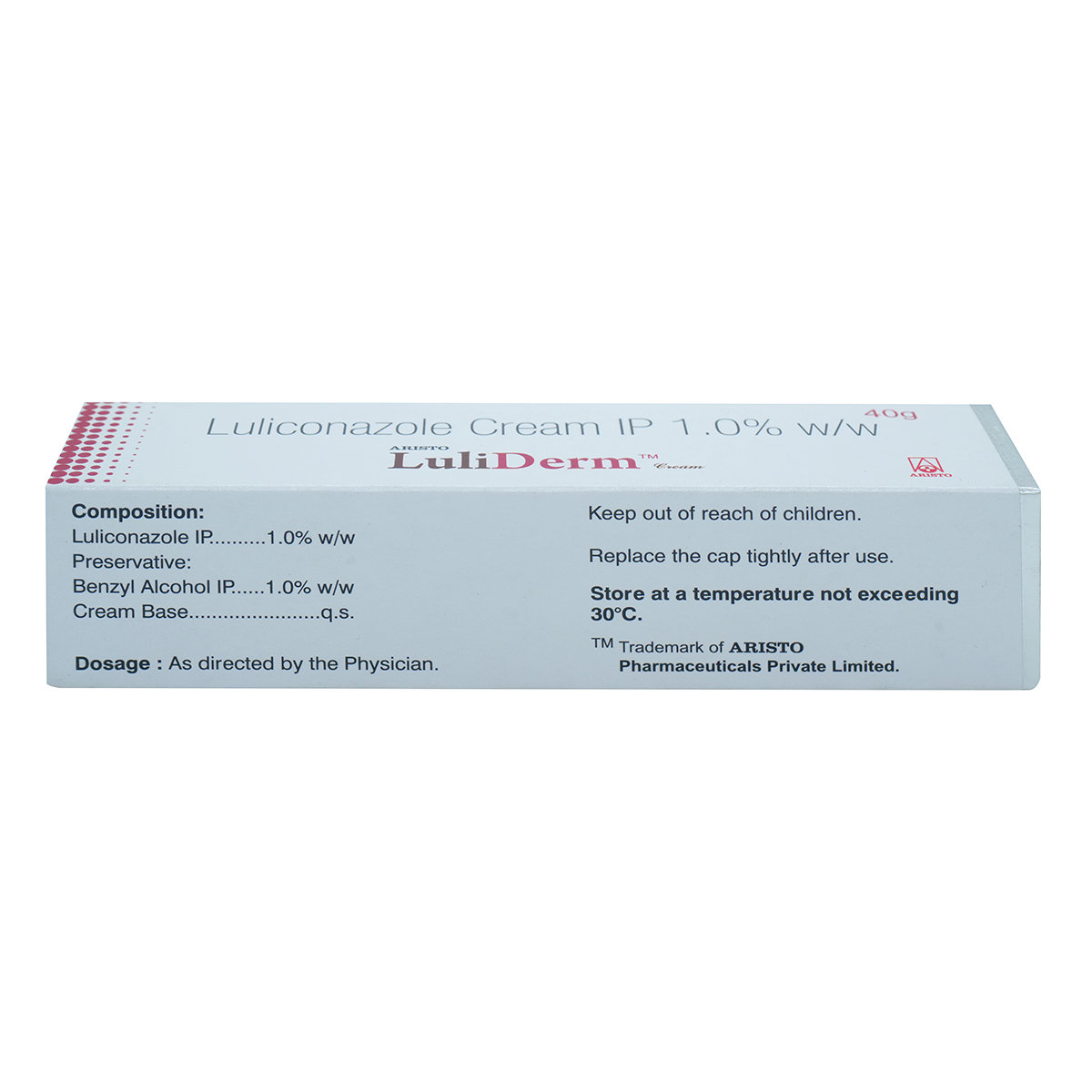 Luliderm Cream 40 gm, Pack of 1 CREAM Luliderm Cream 40 gm, Pack of 1 CREAM